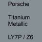 Preview: Porsche, Titanium Metallic, LY7P / Z6.